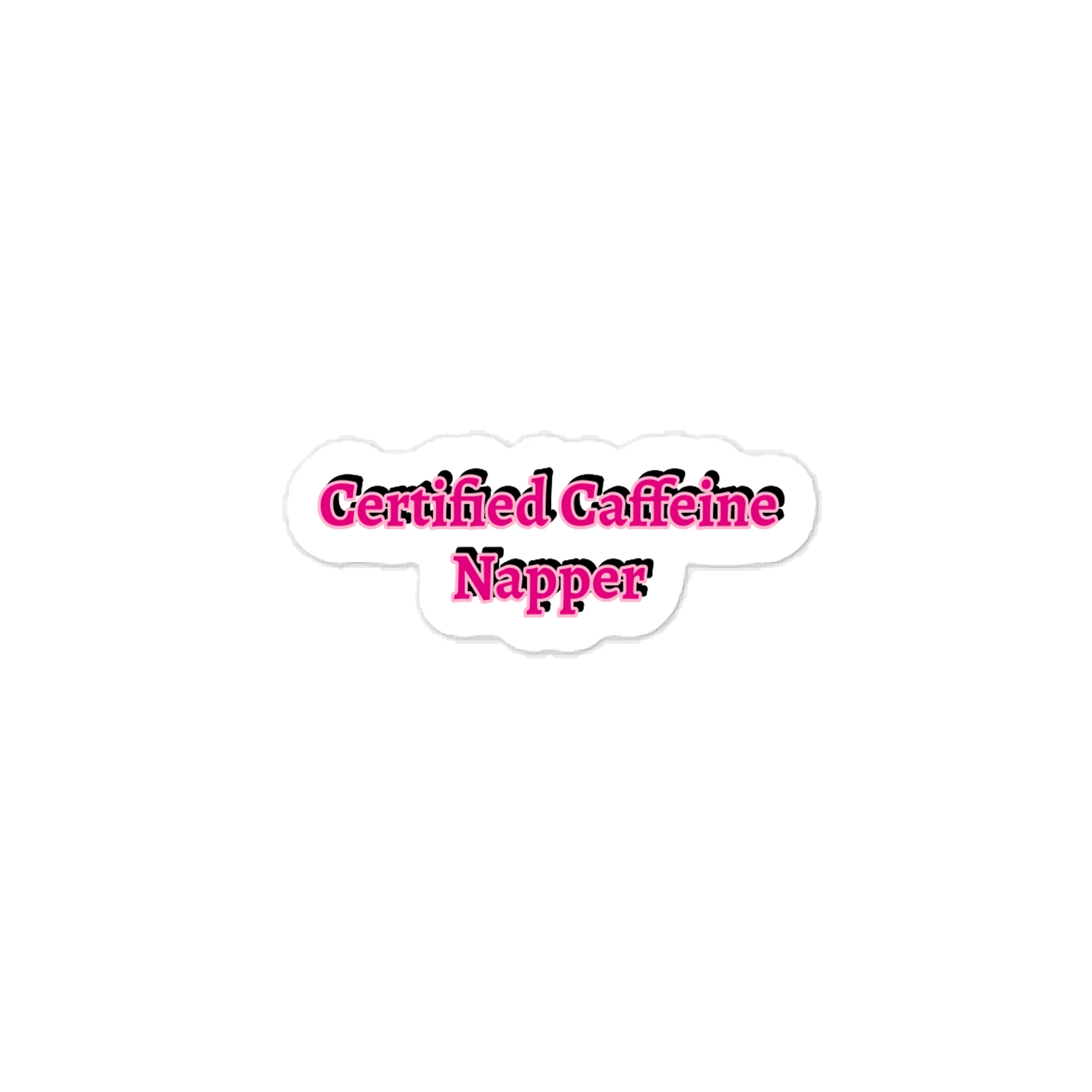 Certified Caffeine Napper Sticker product image (1)