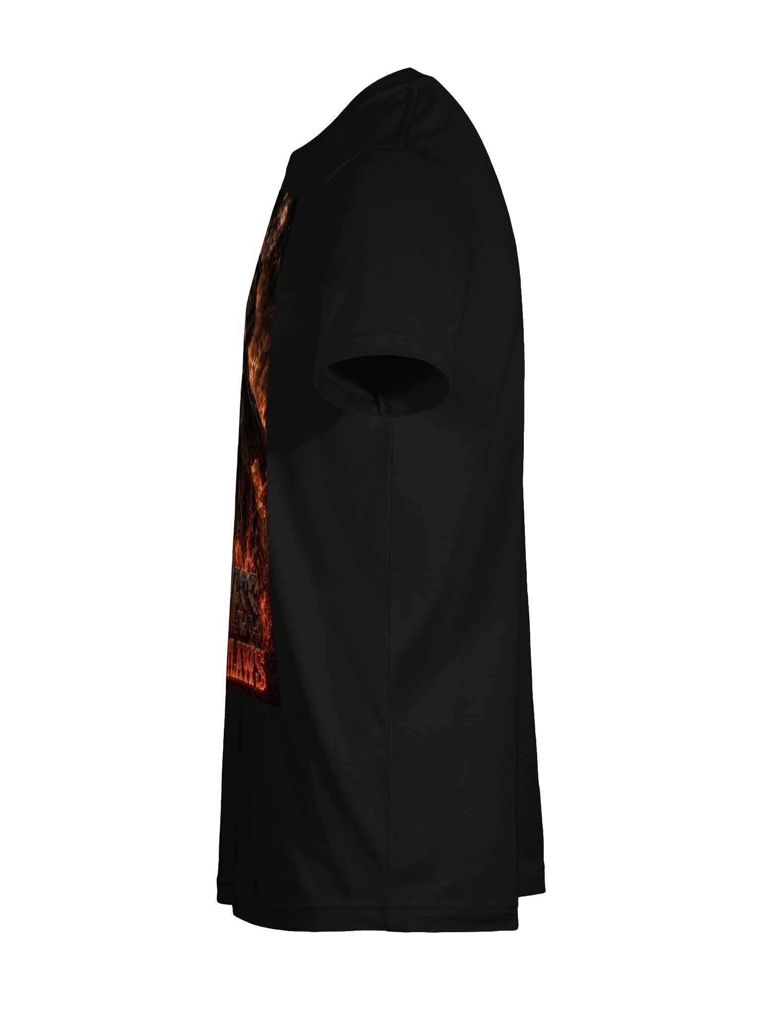 Tali Yess Holy Outlaws — Pose 2 Black T-Shirt product image (9)