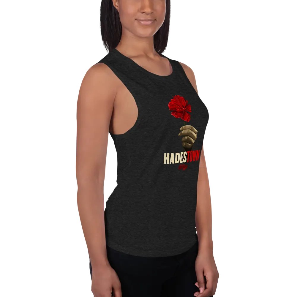 Wait For Me Red Carnation Women's Active Tank Top product image (3)