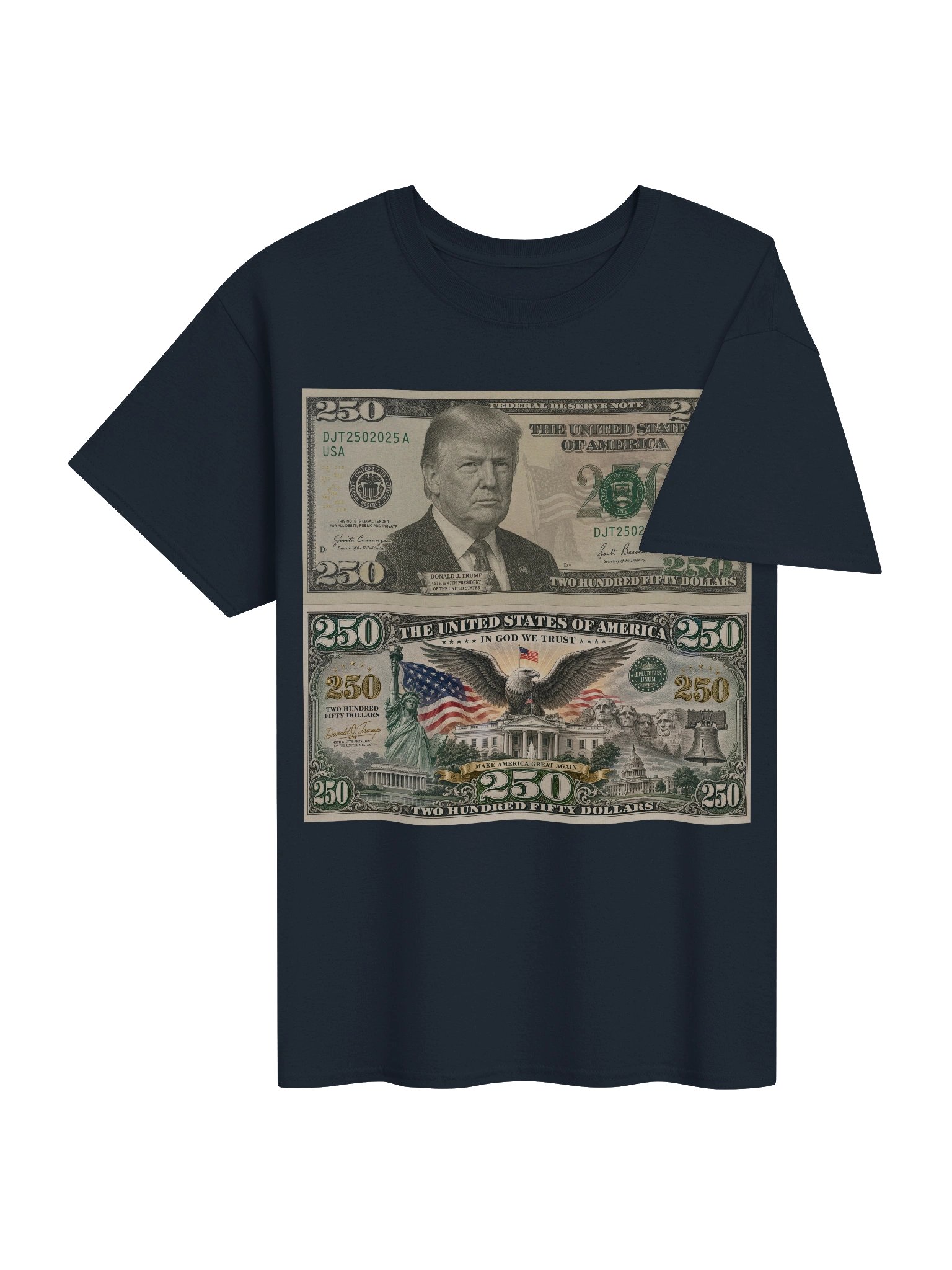 Trump $250 – Make America Great Again | Patriotic Front Printed Tee product image (14)