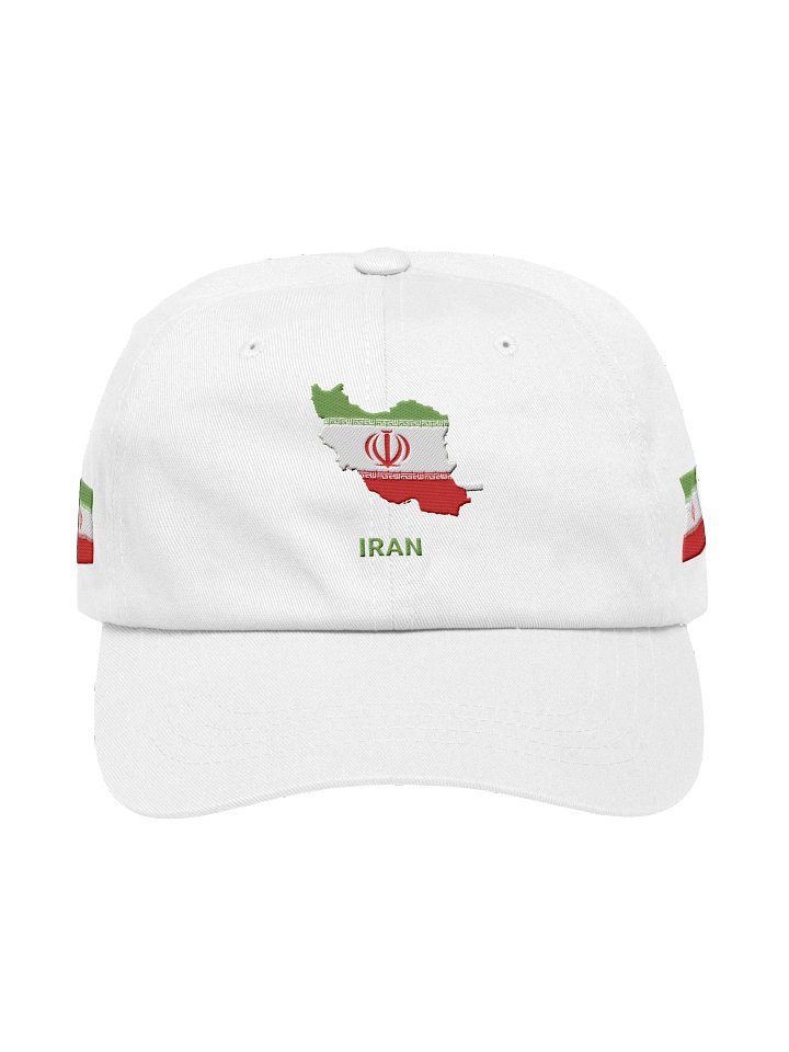 Iran 2026 World Cup Flag Dad Hat - Iran Soccer Fan Cap - Premium Embroidered Chino Cotton Twill product image (1)