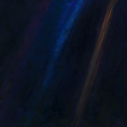 Pale Blue Dot - 20x20in - Acrylic on Canvas 
Can you spot the dot?
That's all of us. From beyond the orbit of Neptune, captur...