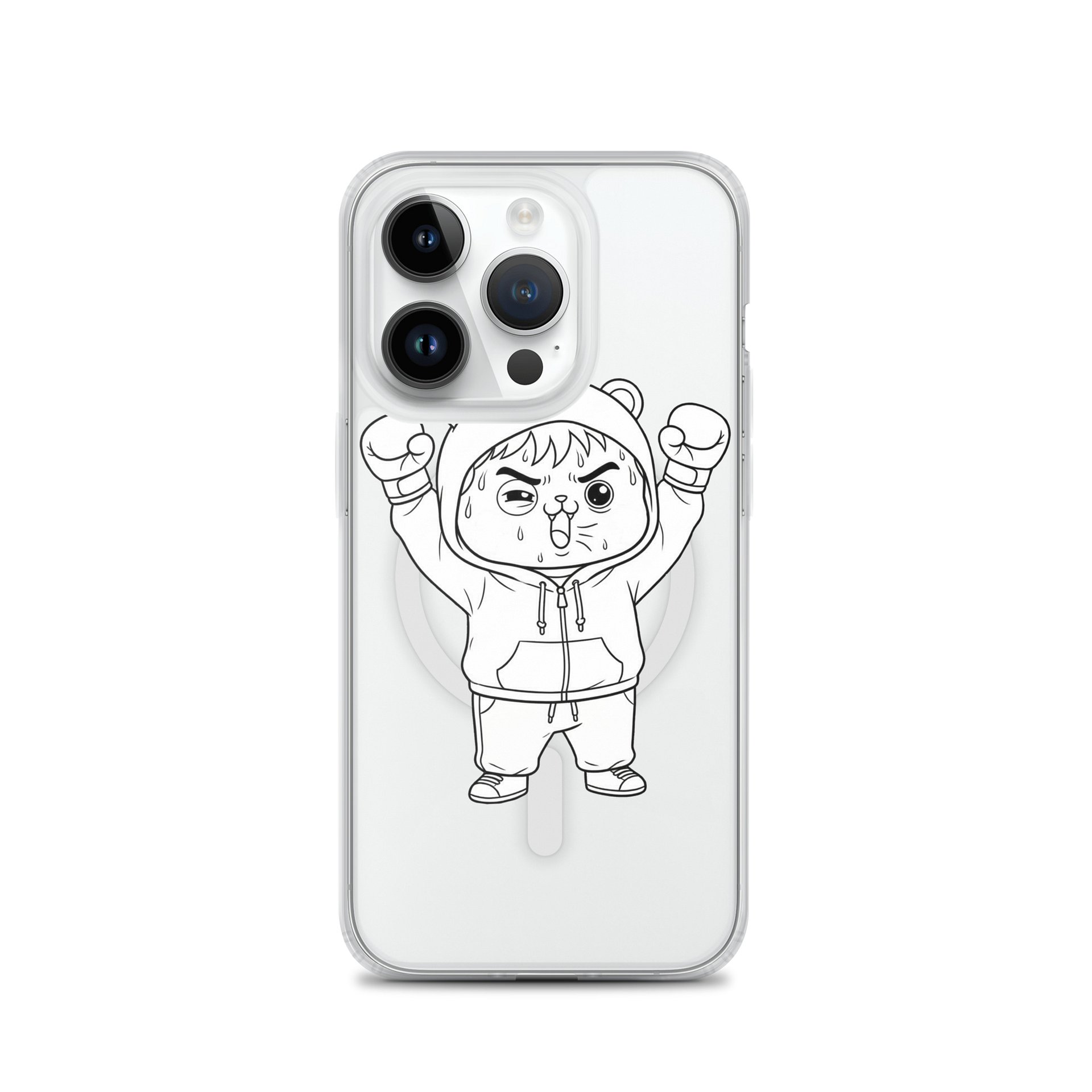 Cute Boxer Bear Champion - Funny Line Art product image (3)