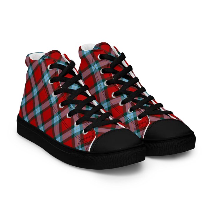 MacLaine Tartan Men's High Top Shoes product image (1)