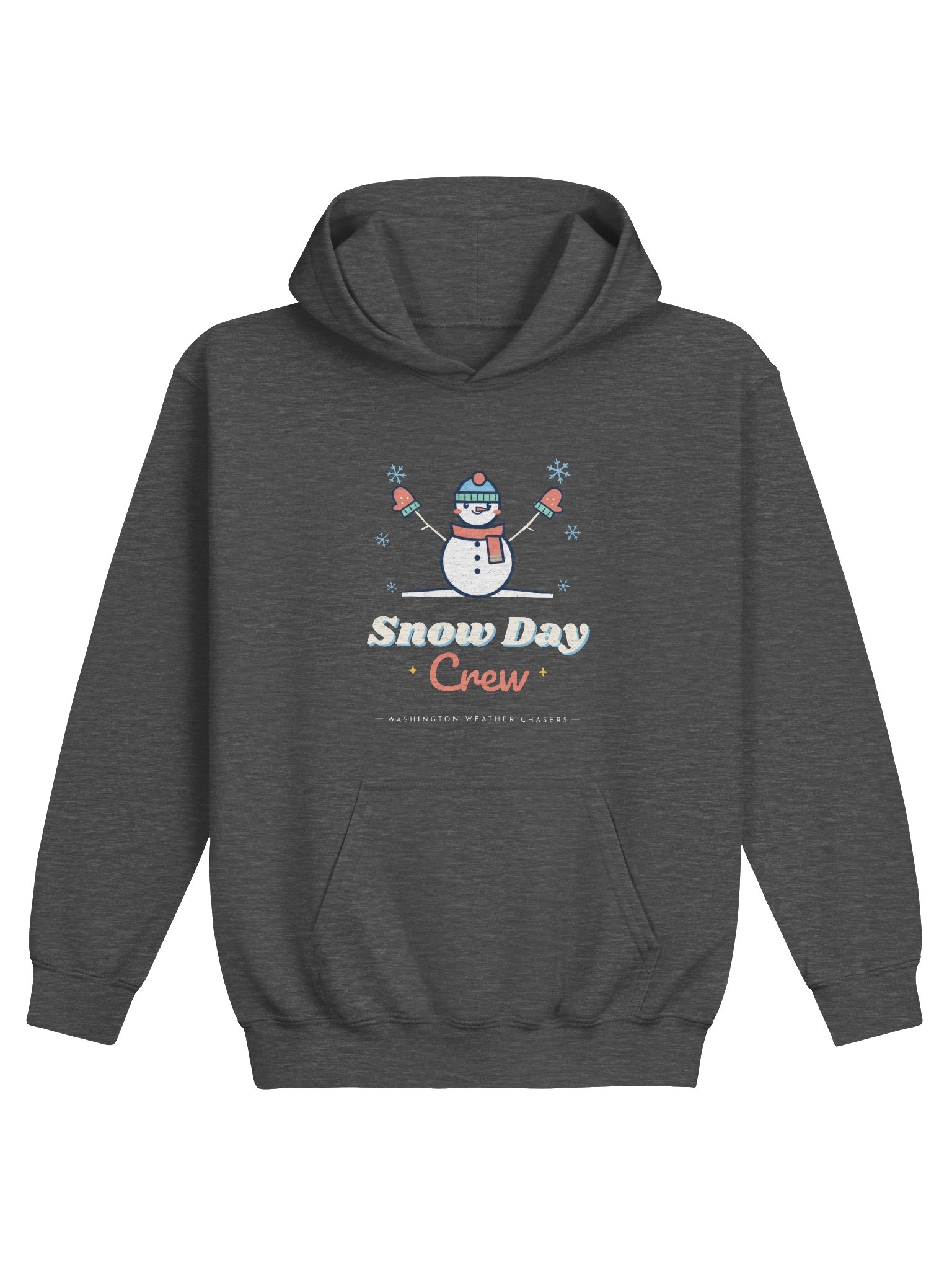 Snow Day Crew Youth Hoodie product image (7)