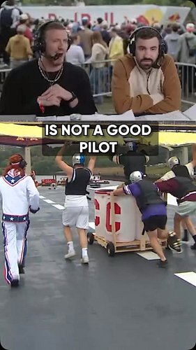 @nicewigg was really giving to us at Flugtag on Saturday 😂