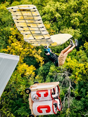 We absolutely SENT IT at @redbull Flugtag this weekend. YouTube video of the whole build + event day coming soon on the 10K T...