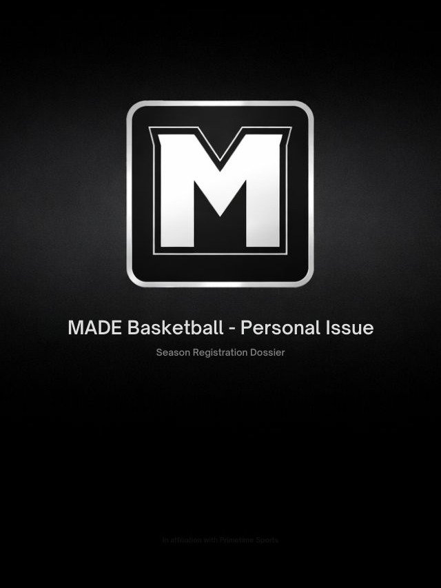 MADE Basketball — Personal Issue — Full Kit — Season Registration product image (1)
