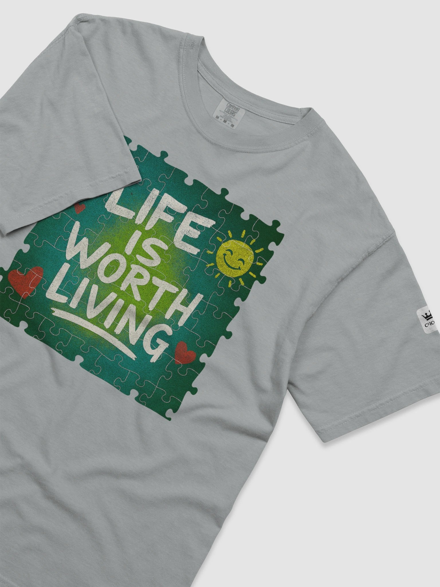 Life Is Worth Living Graphic T-Shirt product image (5)