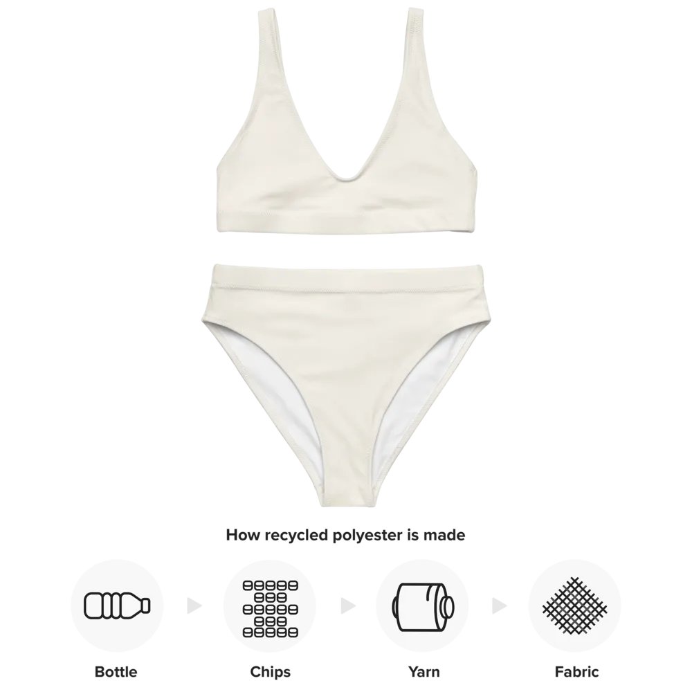 Namaste Cream and Gold High Waisted Bikini product image (4)