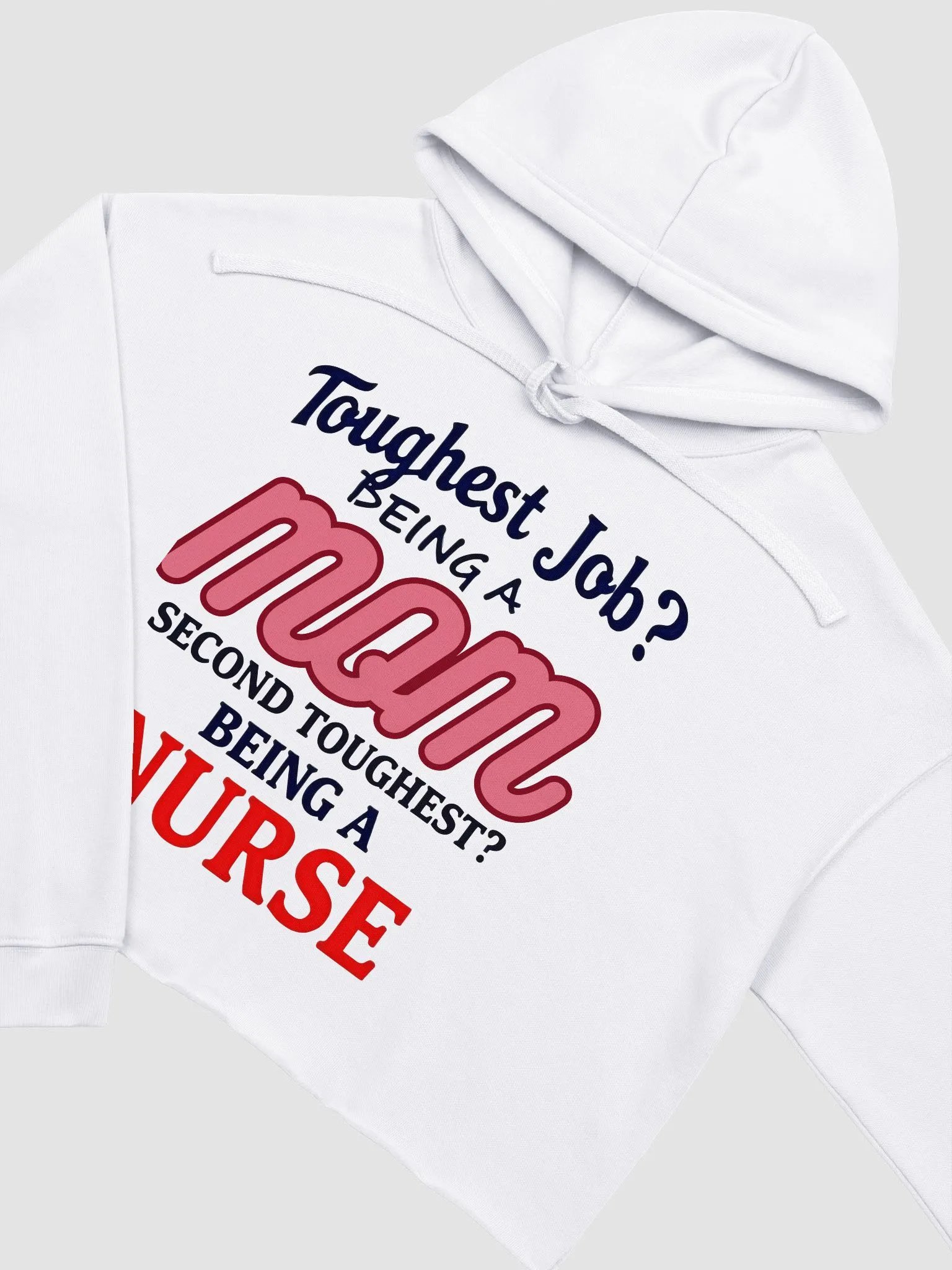 Mom & Nurse Tribute Crop Hoodie product image (16)