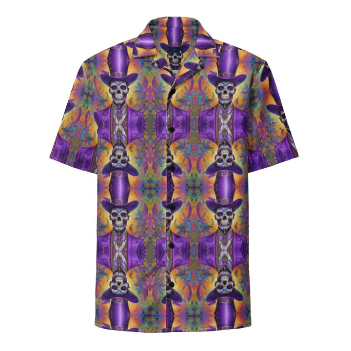 Psychedelic Skeletons Hawaiian Shirt product image (1)