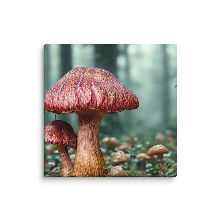 Misty Mushroom Haven Canvas Art product image (13)