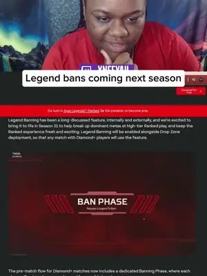 Yall rocking with the legend bans? #apex #apexlegends #apexlegendscommunity #apexlegendsclips #xneeyah 