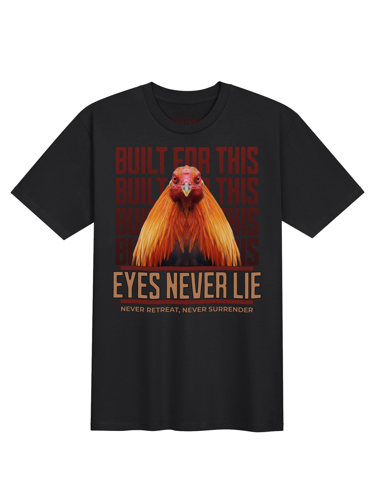 "GAMECOCK EYES NEVER LIE" Premium Heavyweight Tee product image (1)
