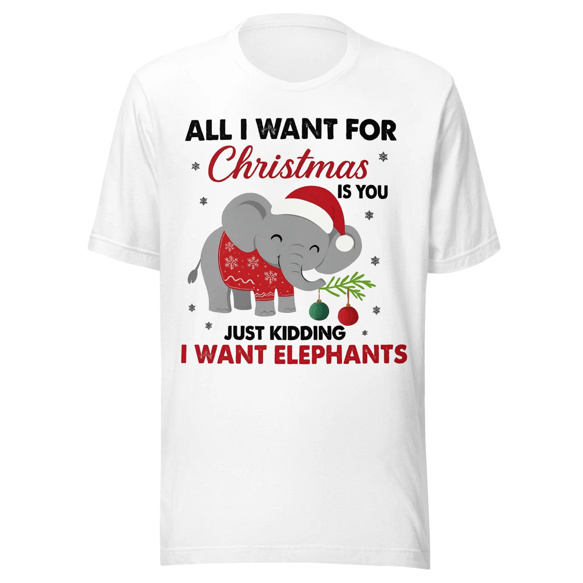 Christmas Elephant Vibes T-Shirt product image (2)