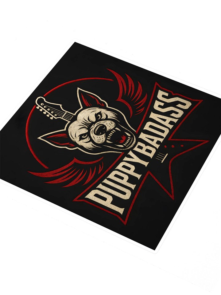 Rockin' Pup Kiss Cut Sticker Sheet product image (2)