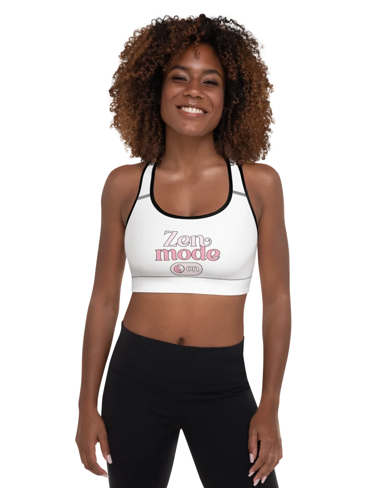 Zen Mode Activator Padded Sports Bra product image (2)
