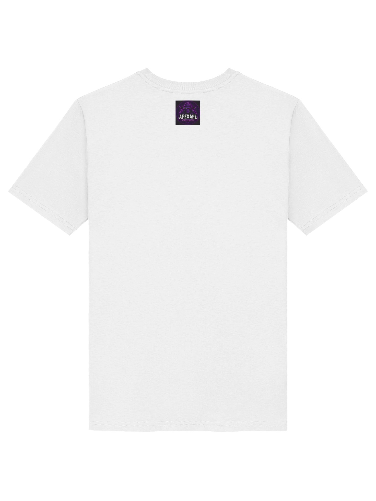 ApexApe “Electric Mark” White Signature Tee product image (4)