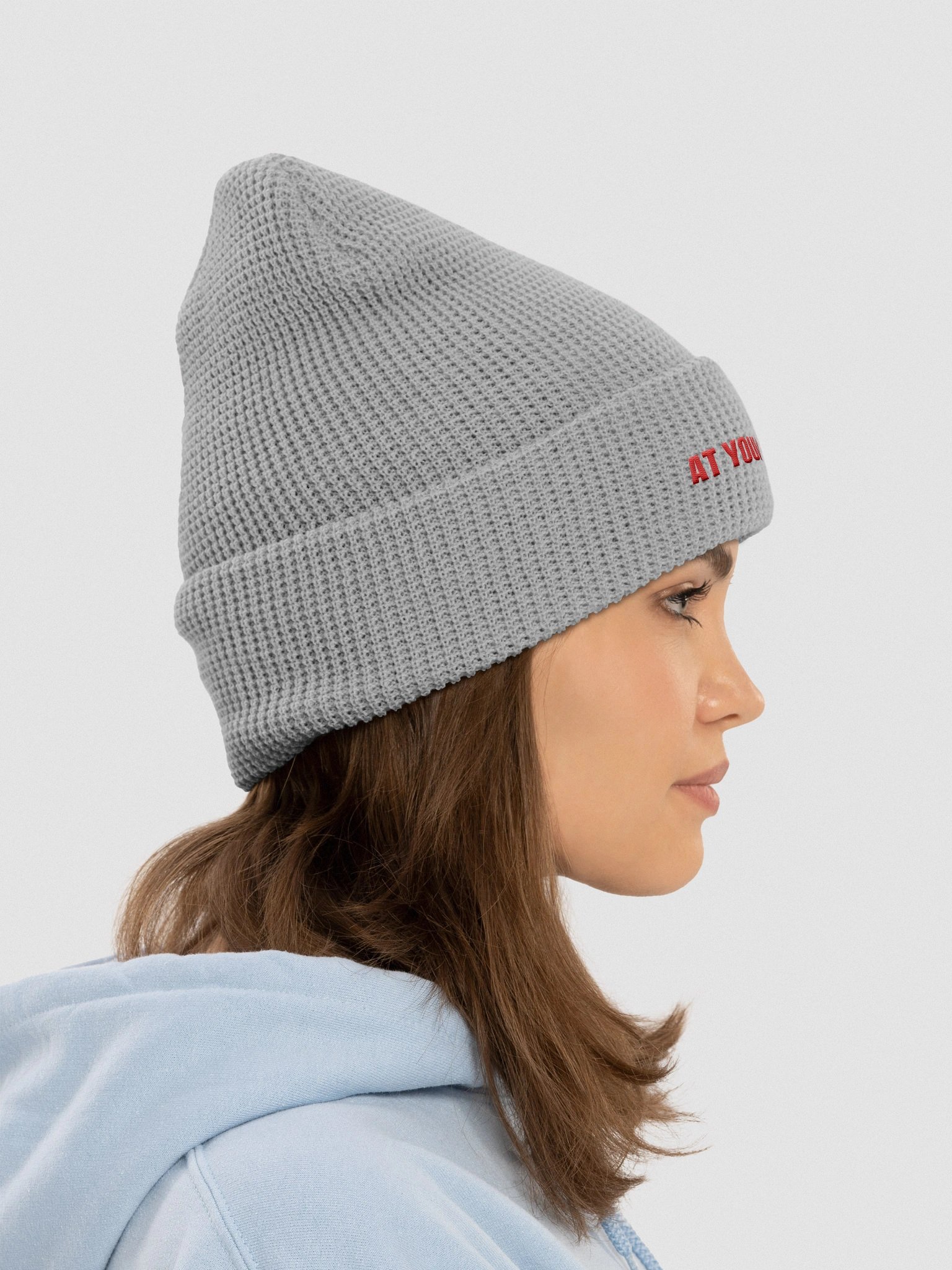 At Your Word Waffle Knit Beanie product image (8)