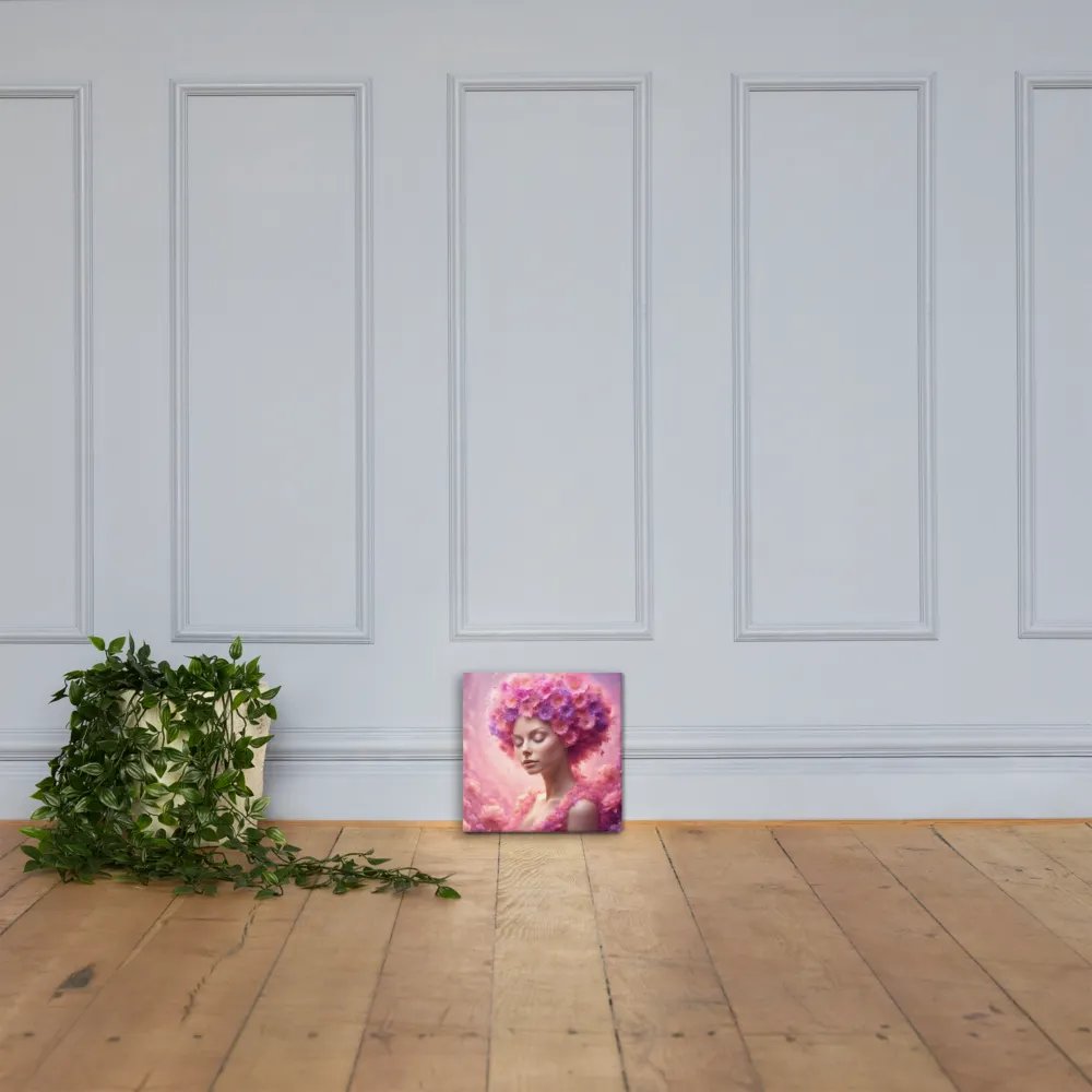 Pink Flower Girl Wall Art product image (5)