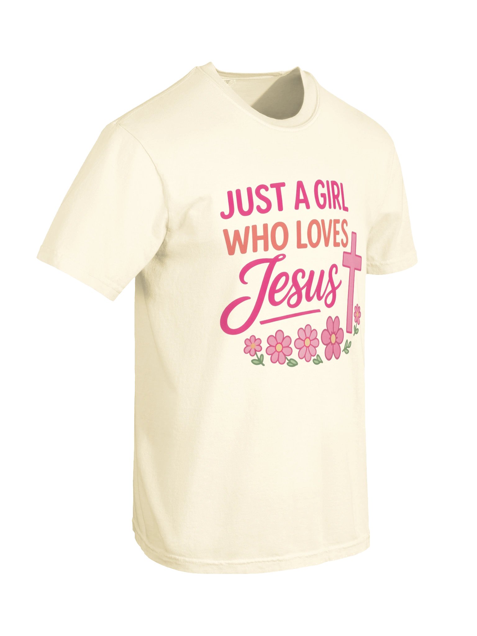 Just A Girl Who Loves Jesus T-shirt product image (4)