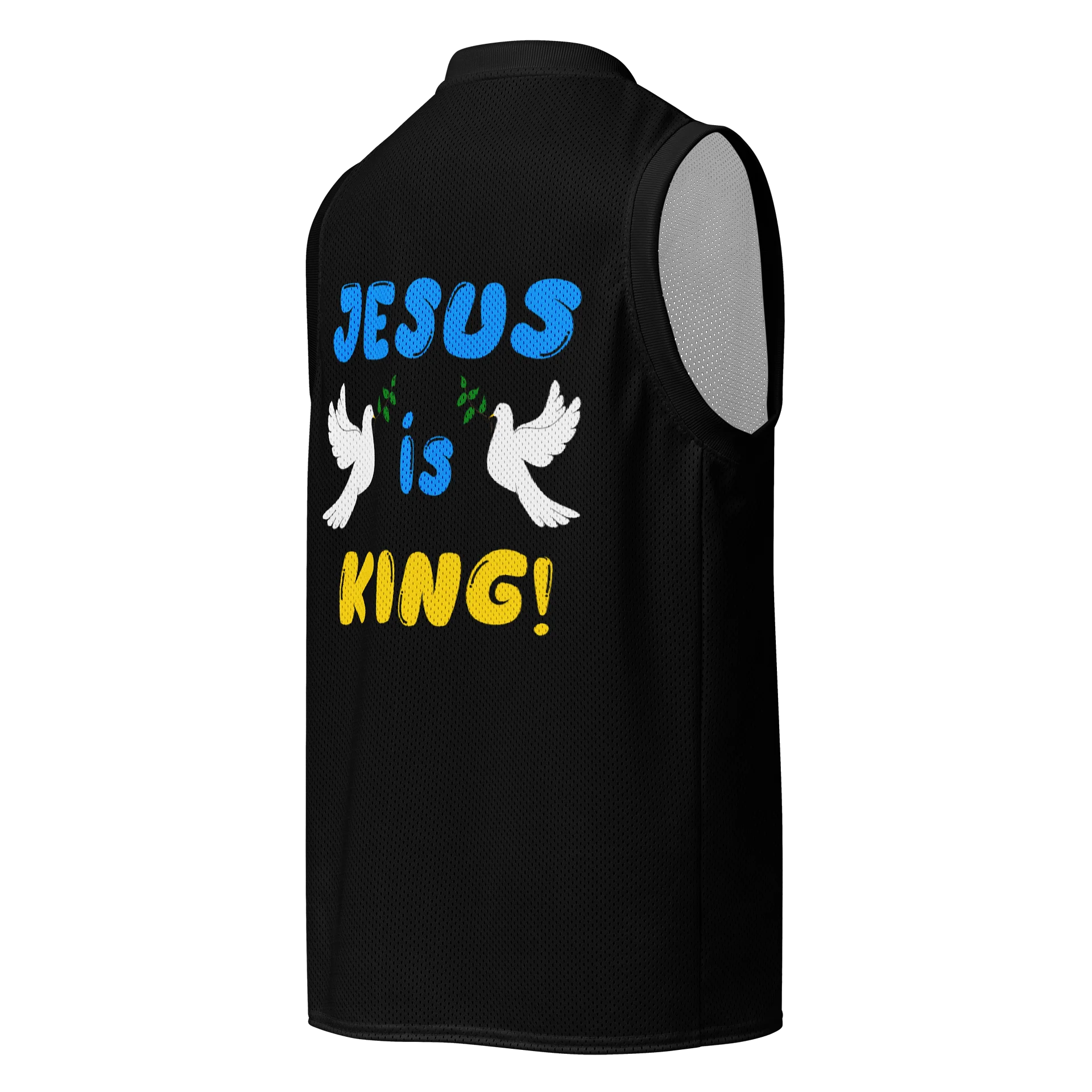 Jesus is King Basketball Jersey product image (2)