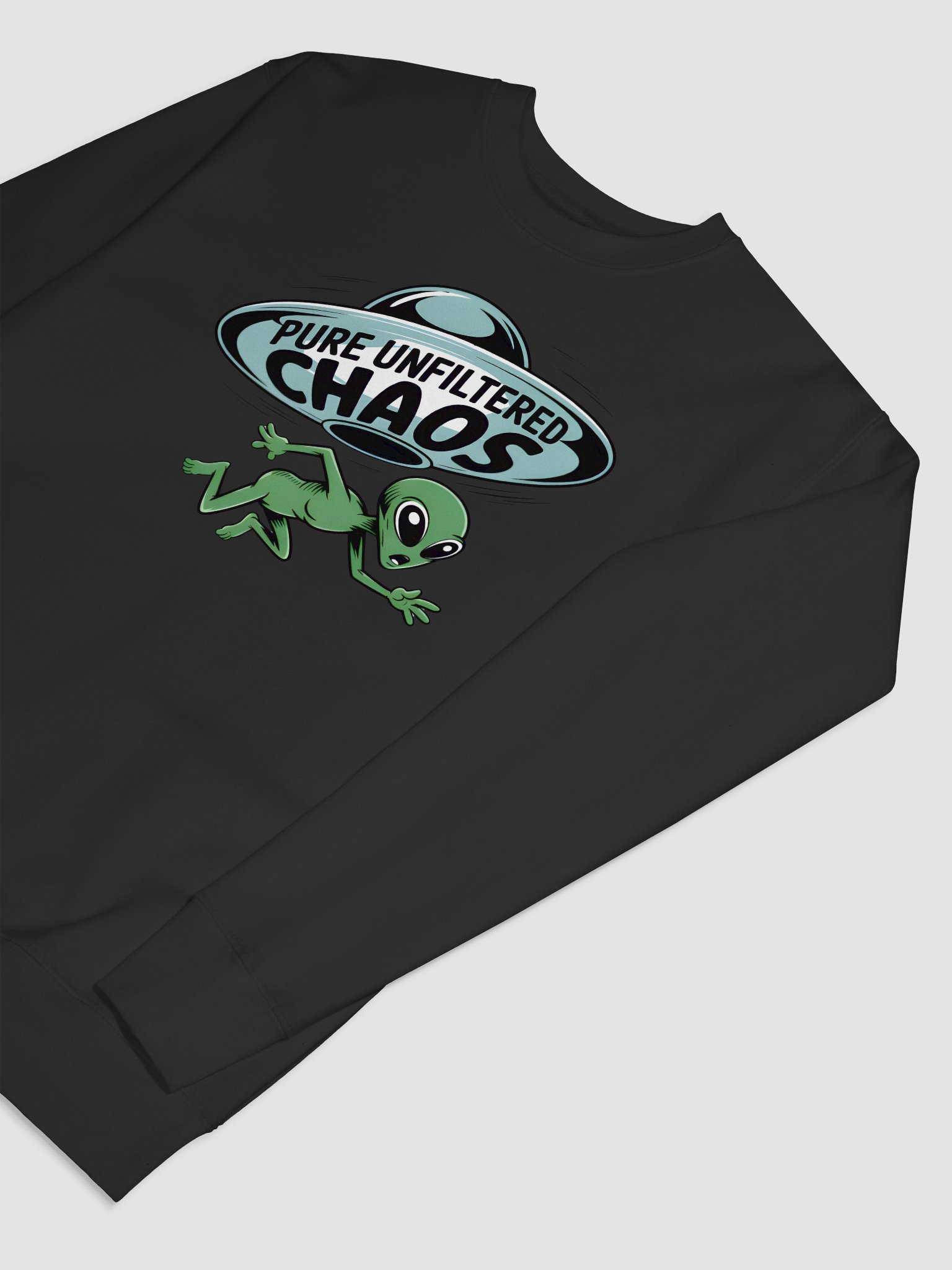 Pure Unfiltered Chaos - Alien Abduction Hoodie product image (7)