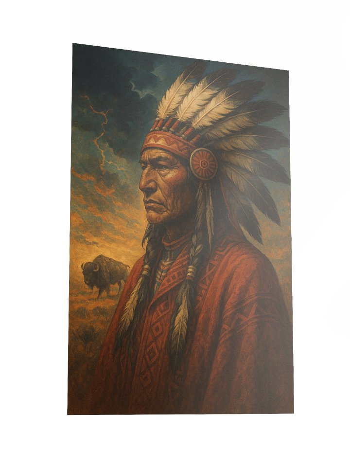 Poster “Chef amérindien & bisons” product image (6)