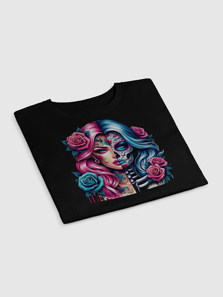 Vibrant Woman Day of the Dead Crop Top product image (1)