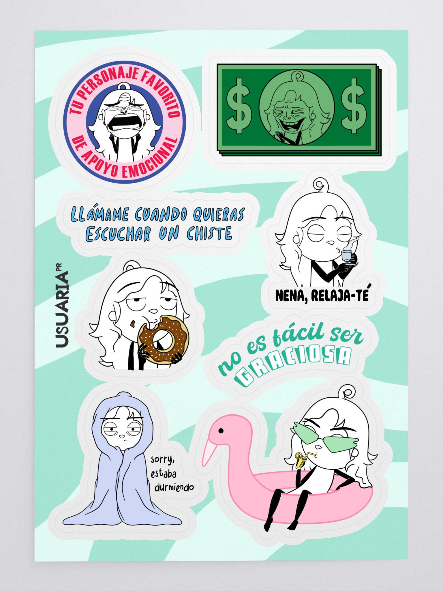 Usuariapr Sticker Sheet 1 product image (4)