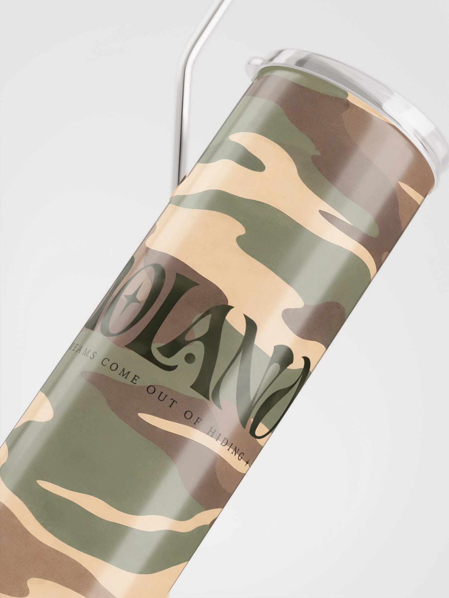 Untamed Terrain — Stainless Steel Tumbler with Straw product image (4)