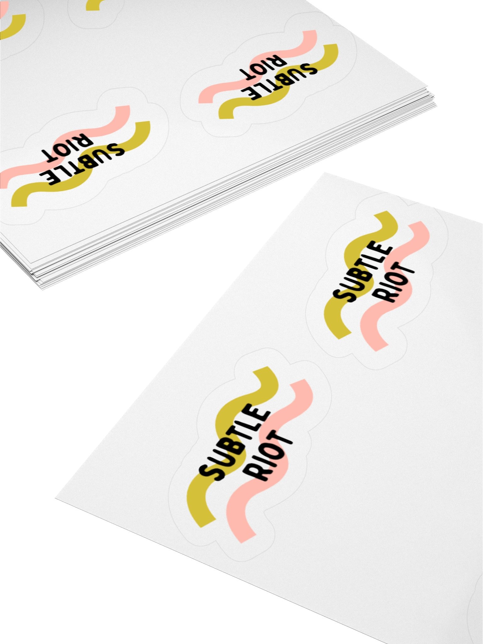 Subtle Riot Kiss Cut Sticker Set product image (4)