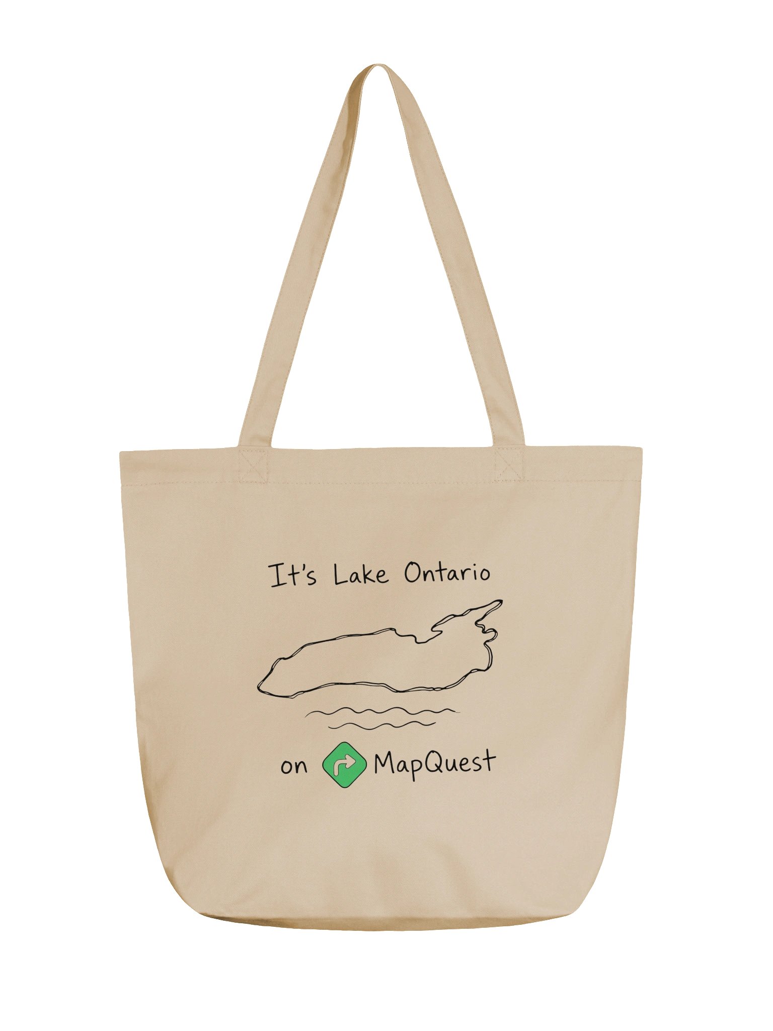 It’s Lake Ontario MapQuest Tote product image (1)