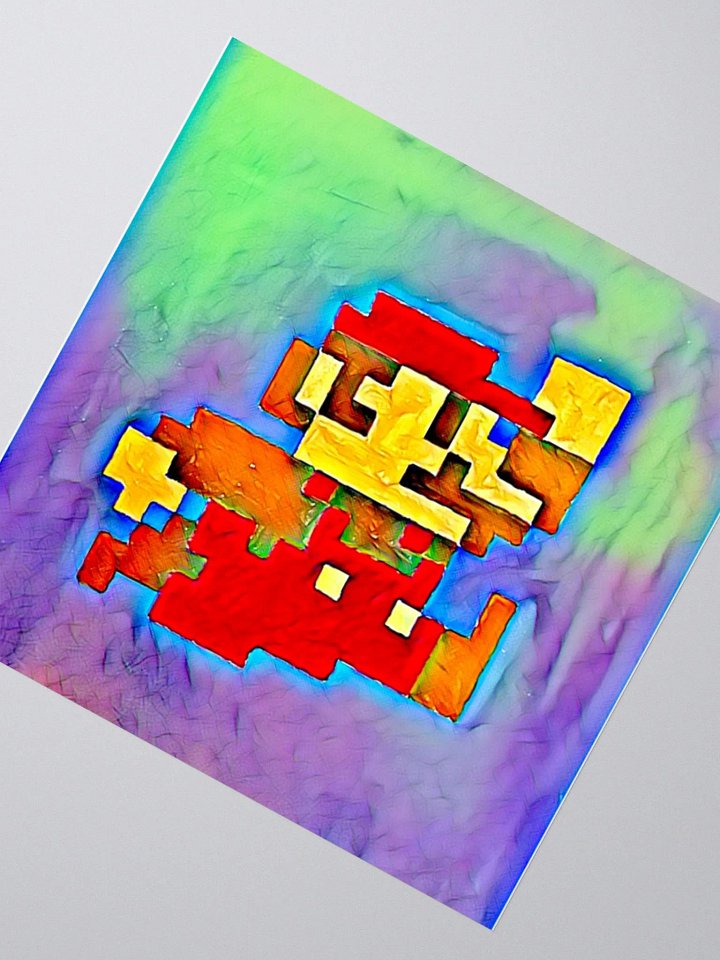 Super Mario 8-bit Sticker product image (2)