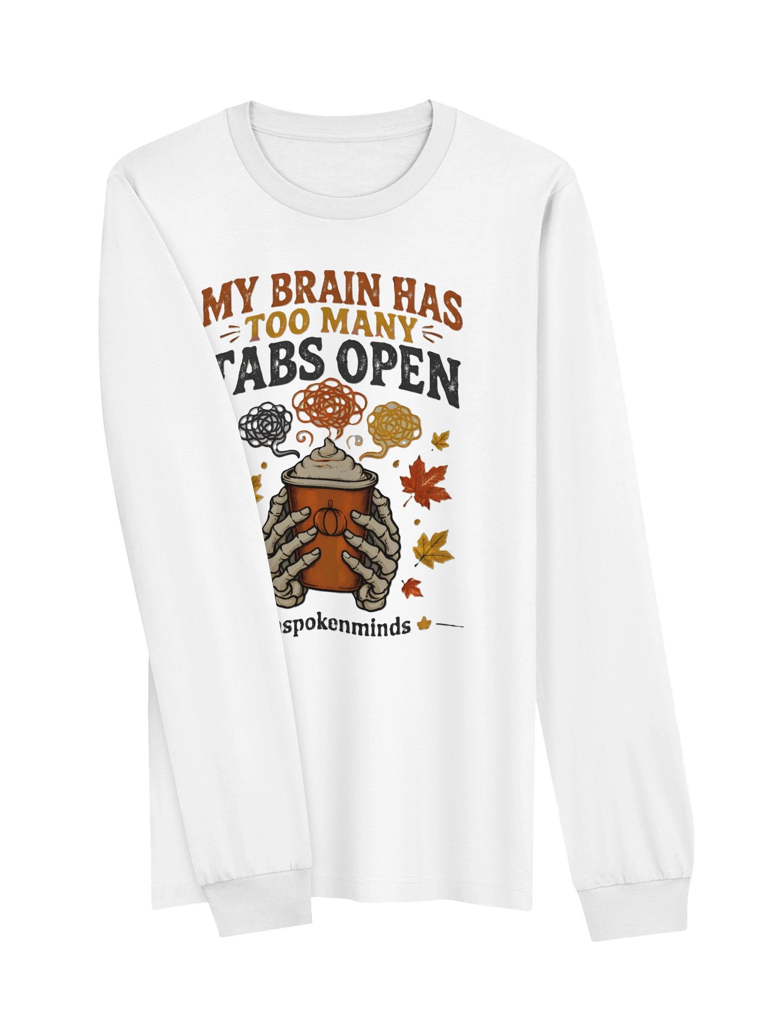 My Brain Has Too Many Tabs Open Long Sleeve Shirt product image (3)