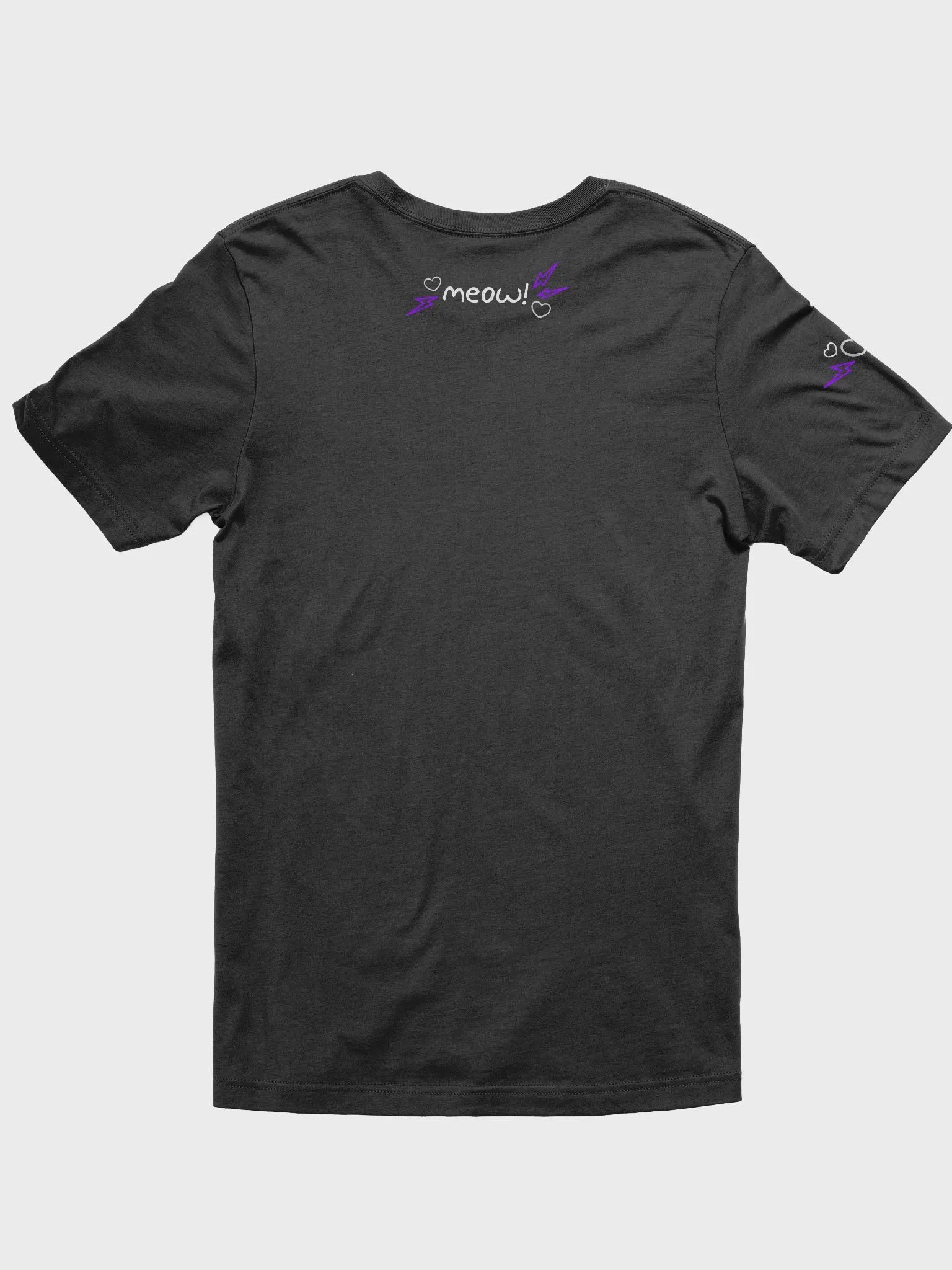 Lovely Digital Meow // T-Shirt - Purple - Dark Mode product image (2)