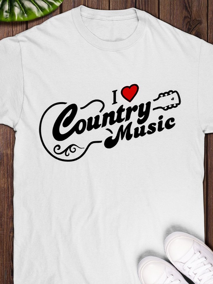 I Love Country Music T-Shirt product image (1)