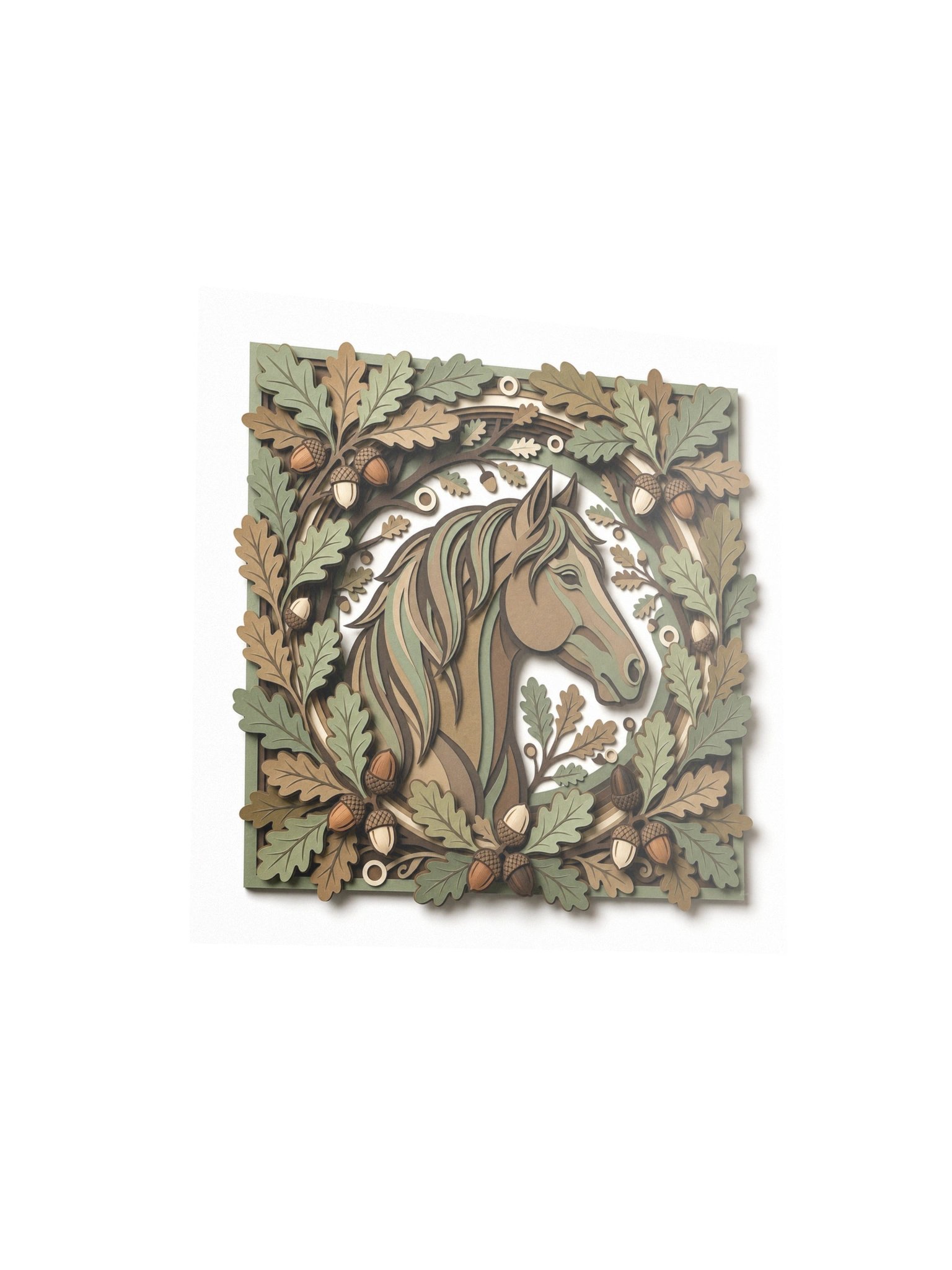The Reflection Wreath | Equestrian Horse Wall Art Print product image (11)