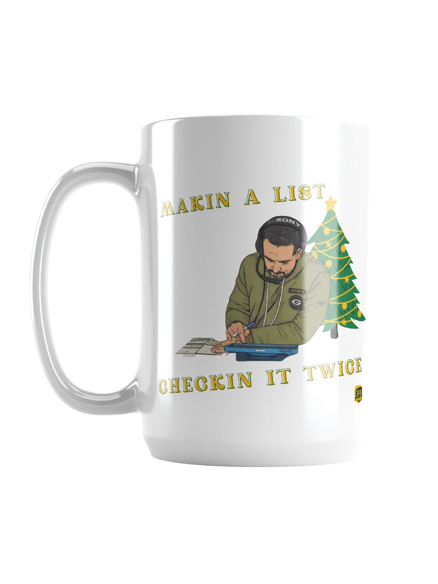 Makin' a List White Glossy Mug product image (1)