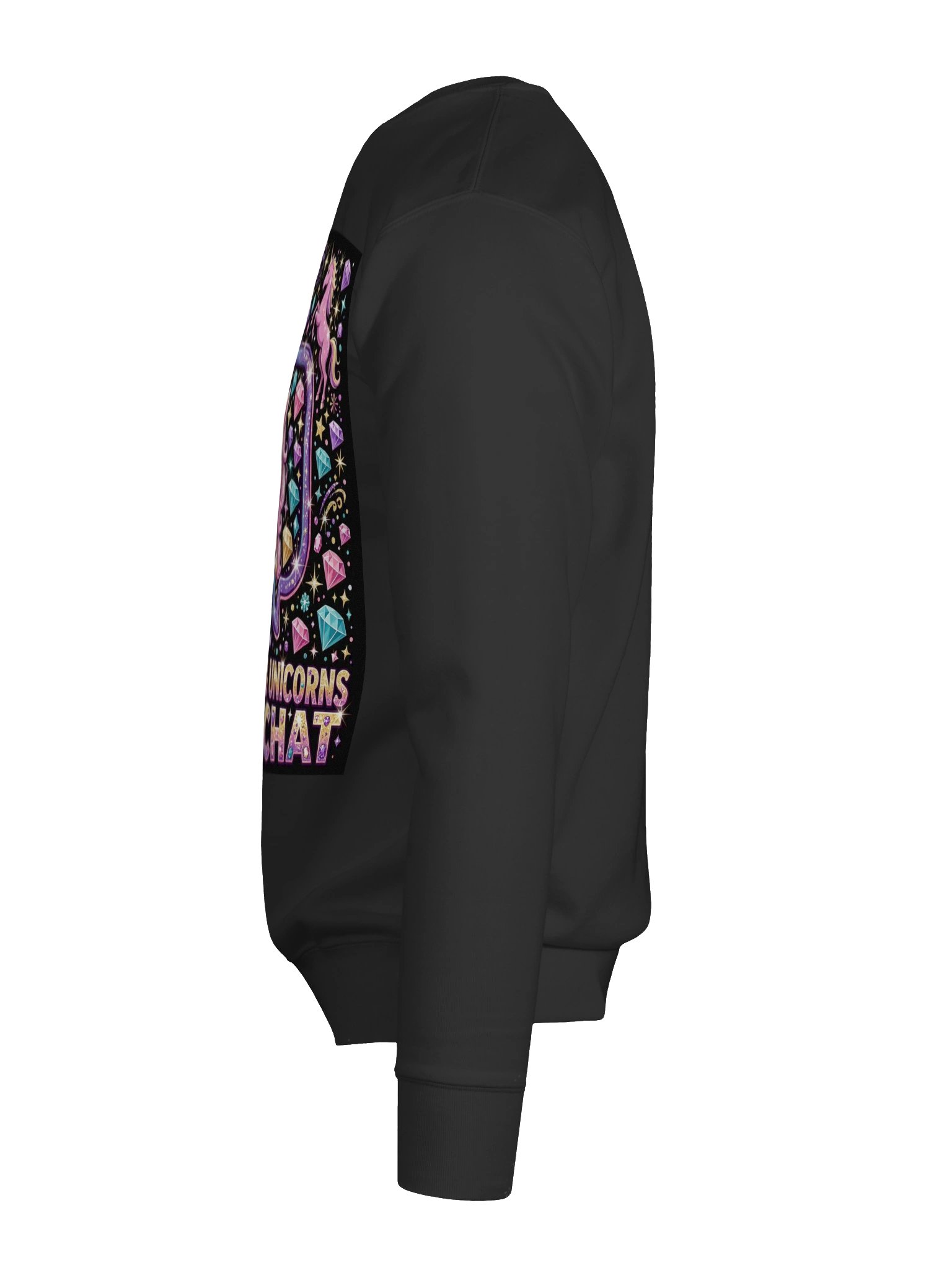 Put Diamonds and Unicorns in the Chat Sweatshirt product image (12)