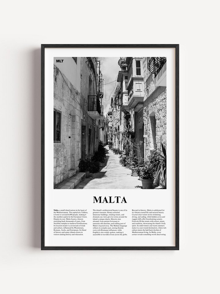 Malta 03 Newspaper Poster product image (1)