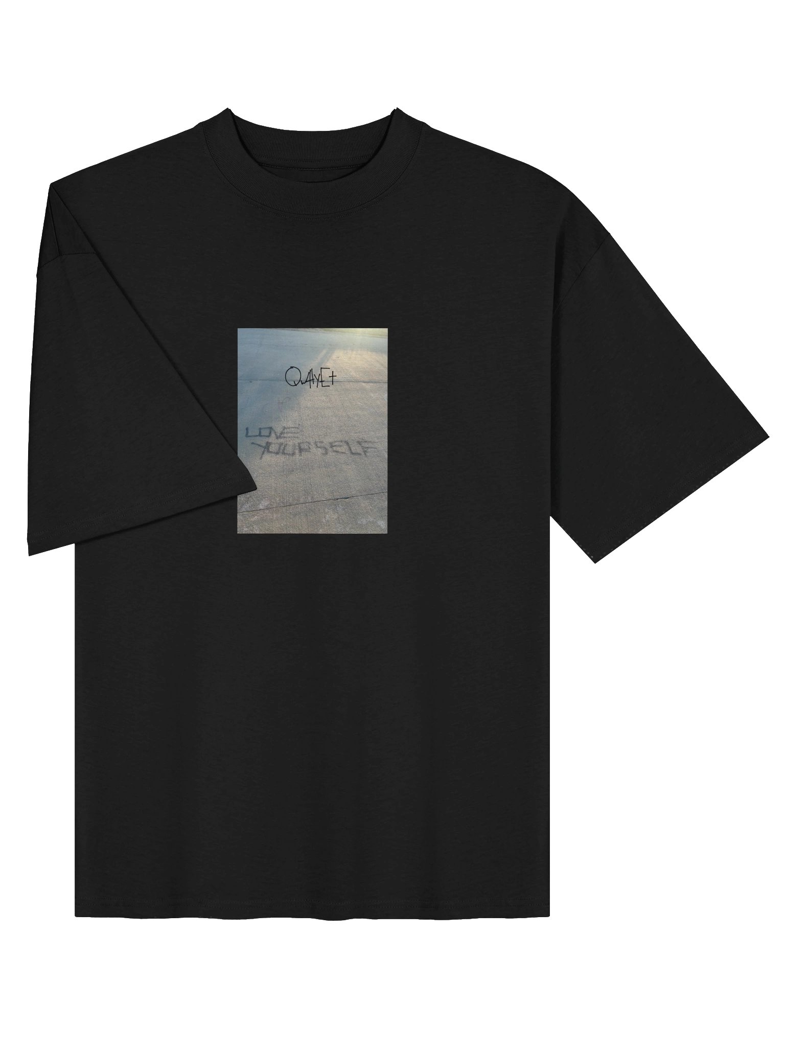 QWHYET LOVE YOURSELF oversized Tee product image (3)
