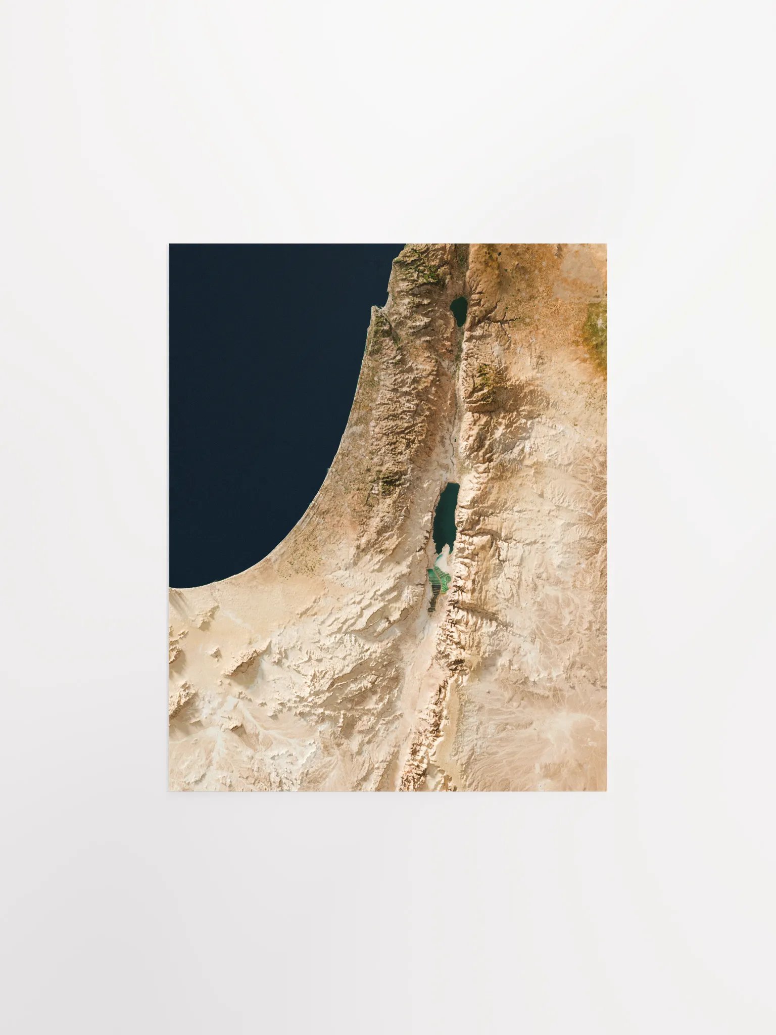 Realistic Israel Topographical Map product image (1)