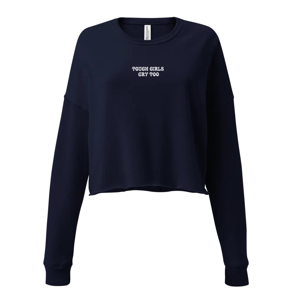Tough Girls Cry Too Embroidered Woman's Sweatshirt product image (30)