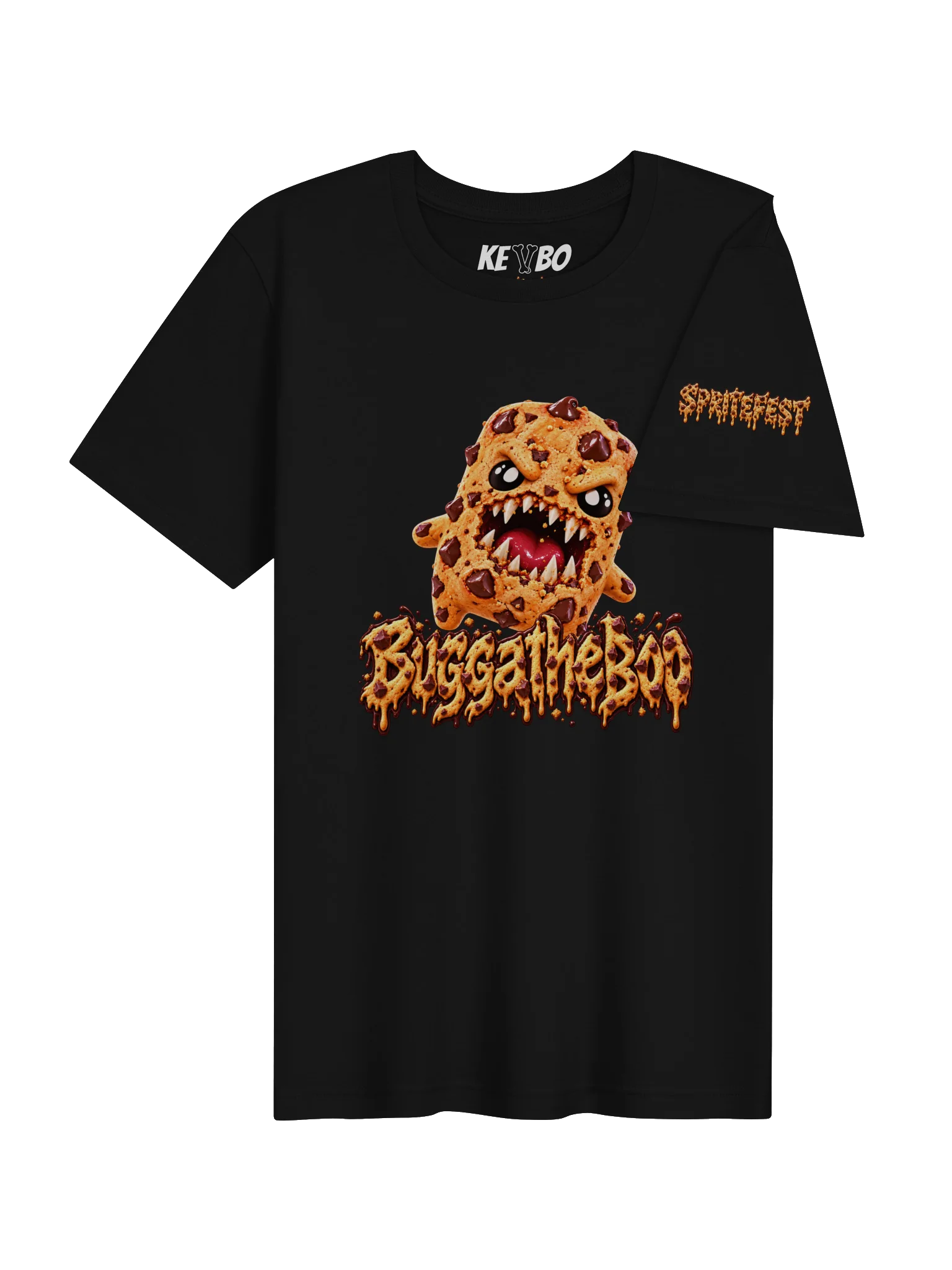 SPRITEFEST "Cookie Sprite" Black ADULT T-Shirt product image (4)