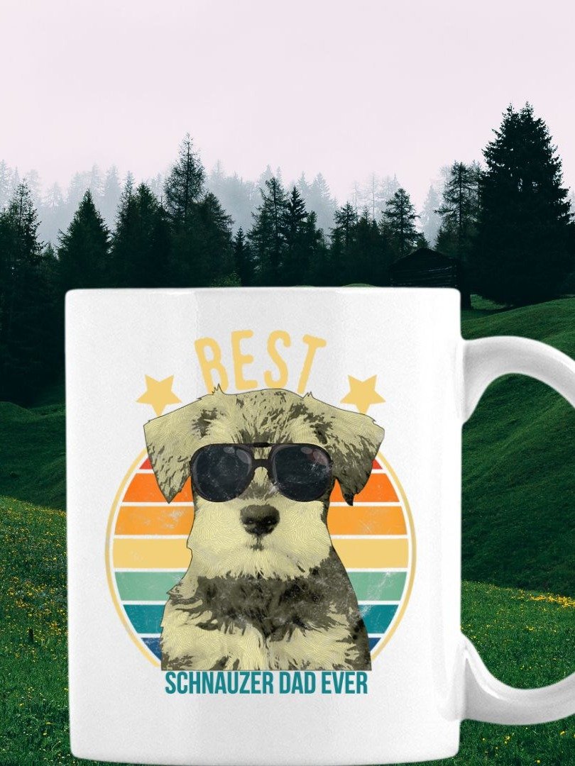 Best Schnauzer Dad Ever Coffee Mug product image (1)