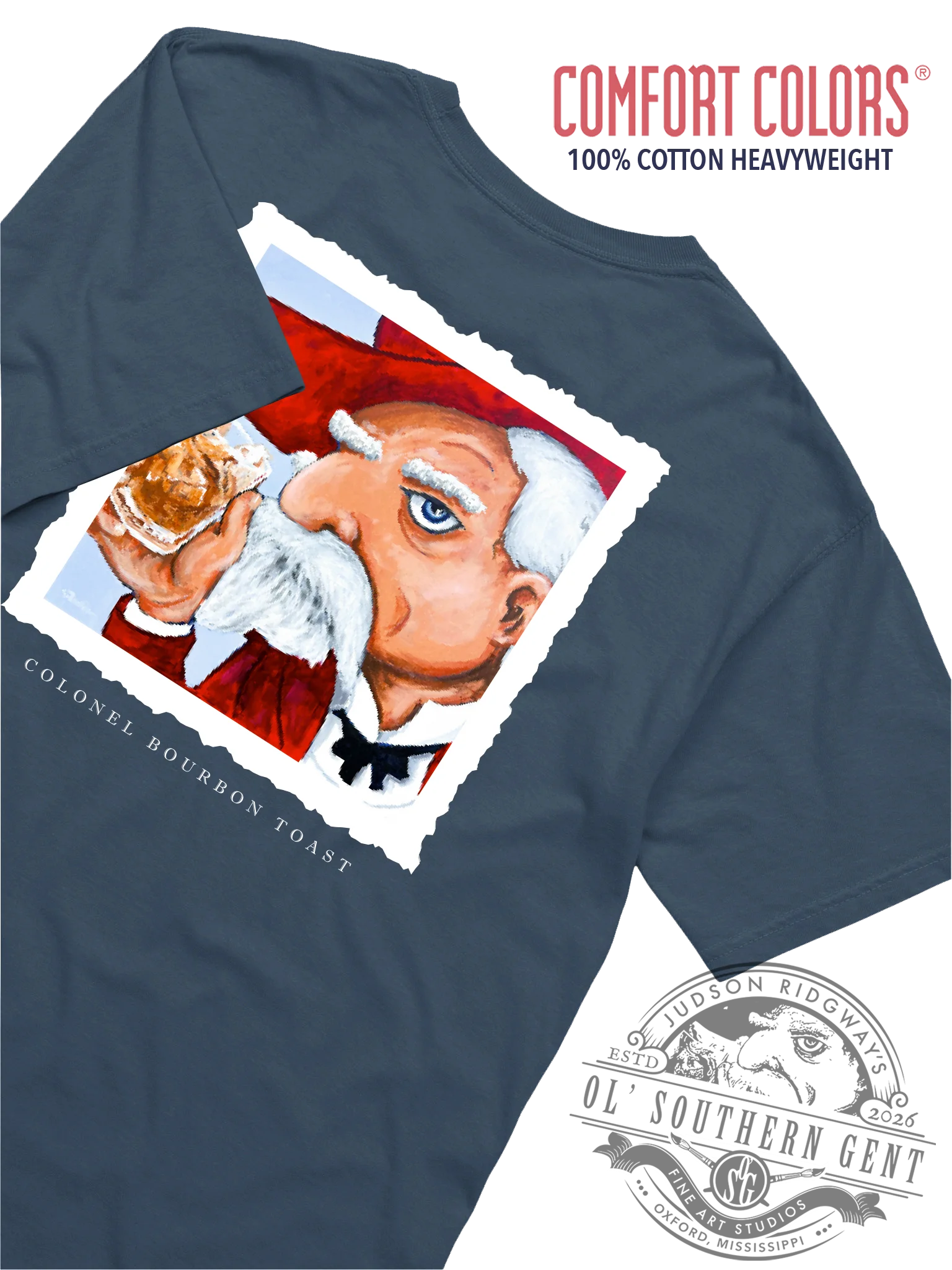 COLONEL BOURBON TOAST Short Sleeve T-Shirt product image (1)