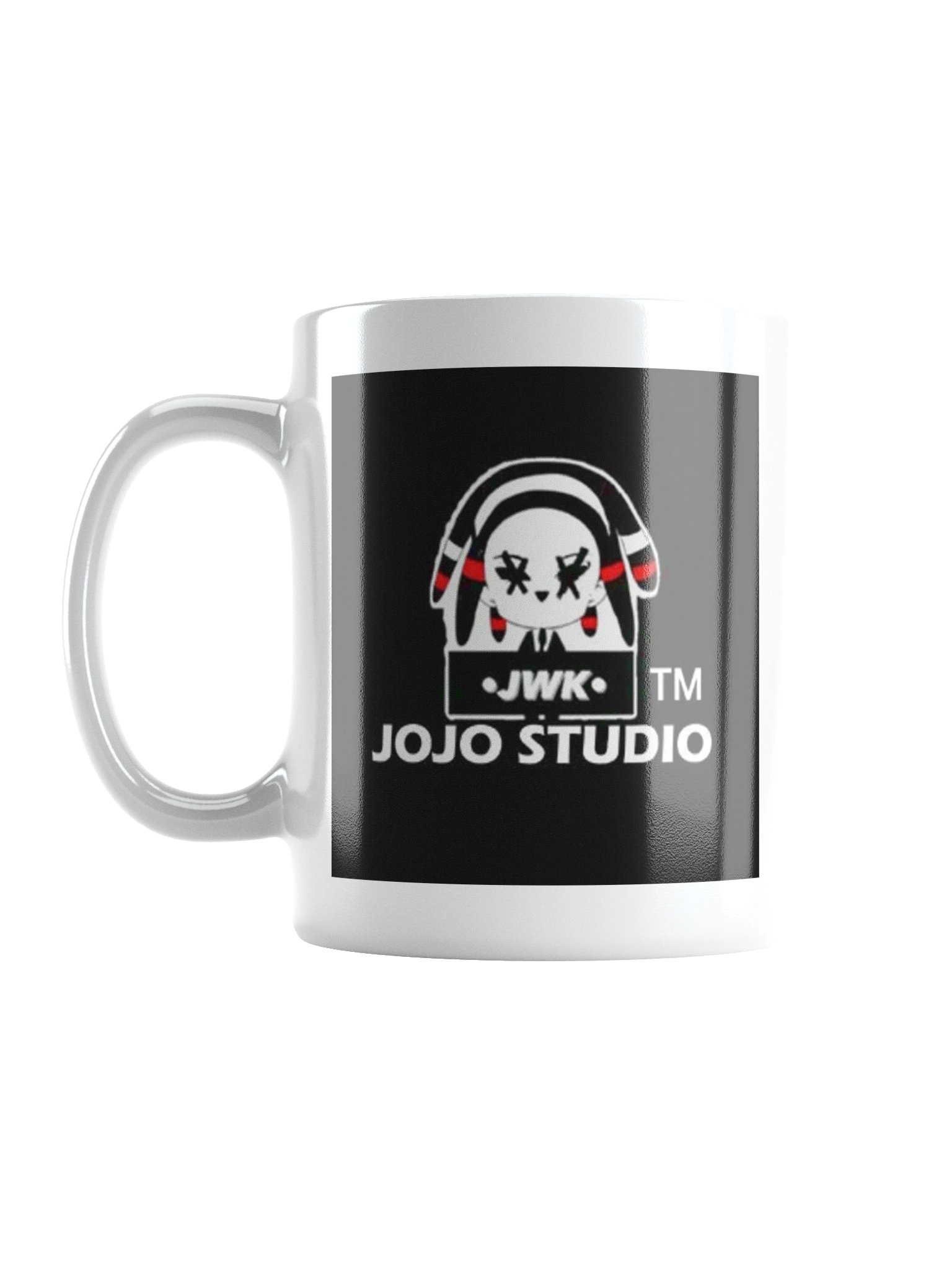 JWK Jojo Studio Logo Coffee Mug – Luminous Brain Neural IQ Ceramic Cup product image (1)