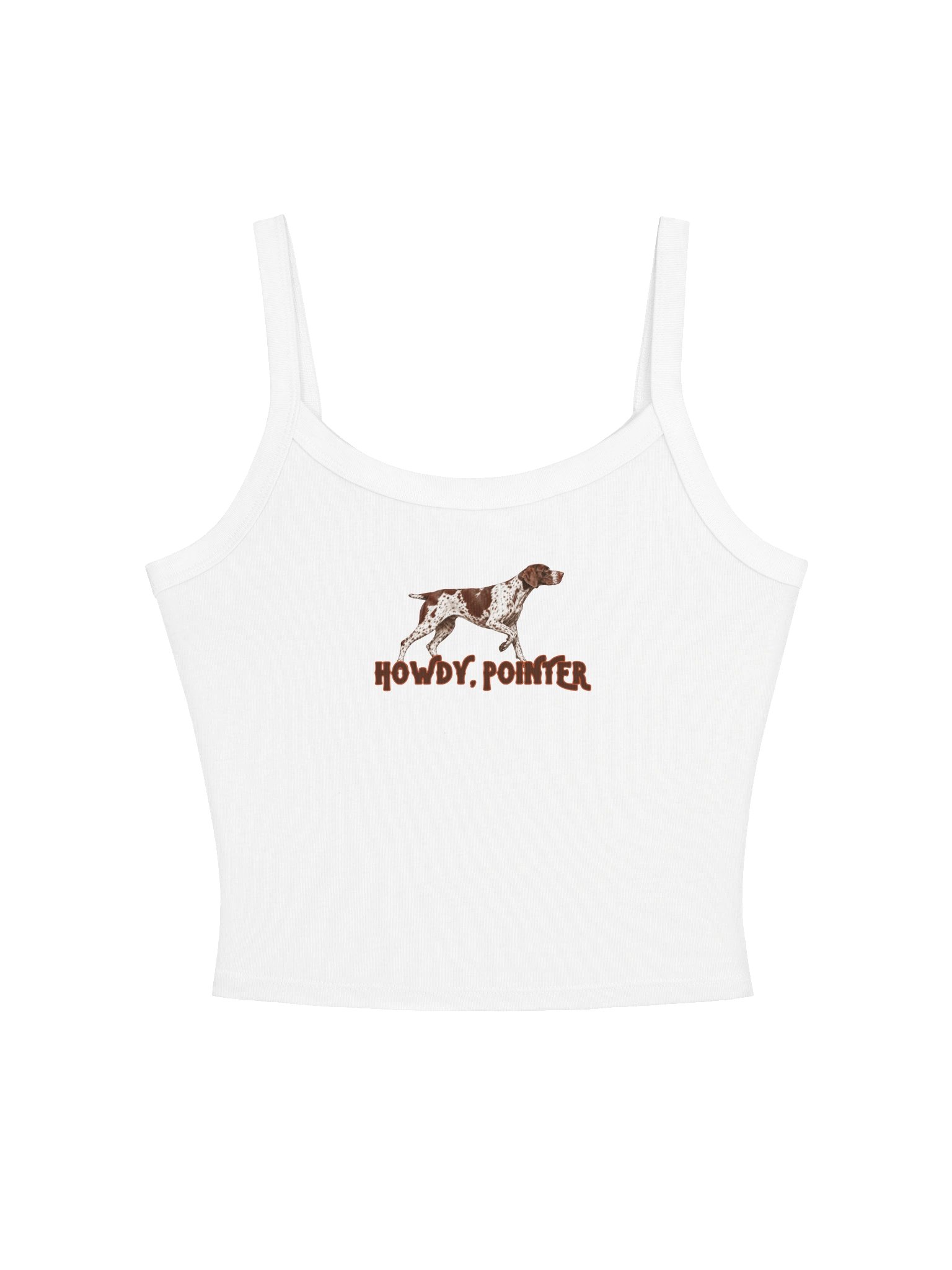 Howdy, Pointer | White Tank product image (1)